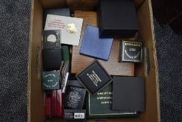 A Large Collection of Proof Coin Boxes including Sovereign Cases