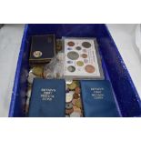 A Collection of GB & World Coins including some Silver, 1856 Farthing, 1855 Penny