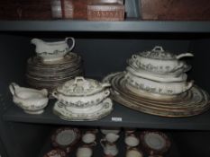 A large dinner service by T.G Green in the Adams style