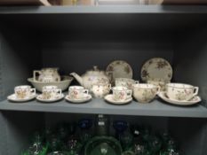 A part tea and coffee service by Royal Doulton in the Old Leeds Sprays design
