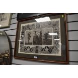 A photographic presentation 'The Jubilee of golfing championship, 1860-1910' Framed and mounted.