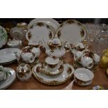 A large amount of Royal Albert 'Old country roses' including cups and saucers, cake plates, tea