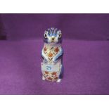 A Royal Crown Derby Paperweight. Chipmunk modelled by Robert Jefferson and decoration design by