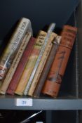 A small lot of vintage books including motoring interest.