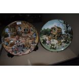 Two ceramic limited edition plates by Royal Grafton