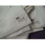 A pair of cream wool CC41 labelled blankets 'Spec 2 the Hall-Mark blanket' both in brilliant