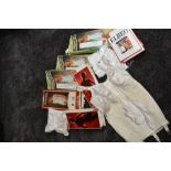 A box of retro and modern lingerie including nine corselettes, Five by St Michaels, four of which