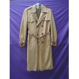 A vintage French gents double breasted leather trench coat. Lovely soft leather and fully lined,very