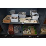 A good selection of geological and archaeological minerals fossils and semi precious stones