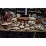 A collection of Masons 'Mandalay' included are jugs, fruit bowl and trinket boxes.around fourteen