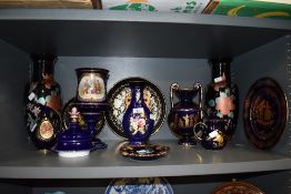 A selection of ceramics including Limoges