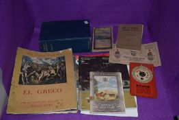 A selection of ephemera including Farmer Almanac 1948, Olympic Games Montreal programmes and ticket