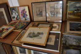 A selection of early etchings and prints including light of the world