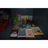 A selection of collectable cards and games