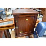 A Victorian mahogany wall cabinet, approx. Dimensions W34cm D18cm H40cm