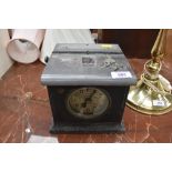 A vintage Blick time recorder clock