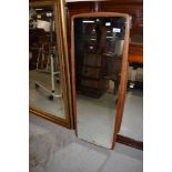 A vintage wall mirror, 95 x 34cm
