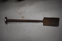 A vintage draining or similar spade