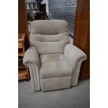 A modern manual recliner chair