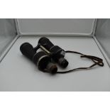 A pair of 7 x 50 Kriegsmarine WW2 binoculars (Porro II type) marked to the left side 'M 33319 N'