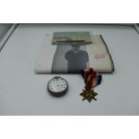 A WW1 Star to E Love STO ICL Benbow BTTN RND and a Silver Pocket Watch (af) Presented to E Love Of