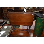 A Victorian mahogany Sutherland table, width approx. 61cm