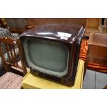 A rare and collectable BUSH TYPE TV32 TABLE MODEL TELEVISION. Introduced in 1953, 12-inch screen, in