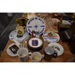 A selection of Royal commemoration and Jubilee ceramics and trinkets
