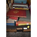 A selection of vintage volumes and reference books including history and sailing interest