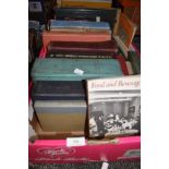 A selection of vintage volumes and reference books including cookery and baking interest