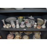 A selection of ceramics including Royal Doulton and Masons