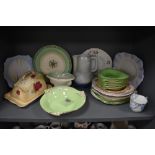 A selection of ceramics including Royal Winton and Sylvac