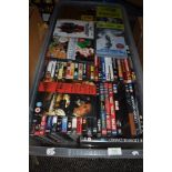 A selection of action and thriller film and dvds