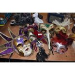 A selection of classical styled masks and similar