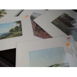 Four Ltd Ed prints, inc Stour, numbered 29/150, signed, 20 x 25cm