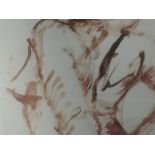 A watercolour, Michael Jenkins, nude study, signed, 82 x 57cm framed and glazed