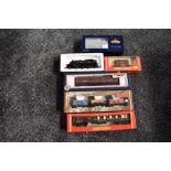 A Bachmann 00 gauge 2-6-2 LMS Ivatt Tank Engine 1202, boxed 31-453A with four similar 00 gauge boxed