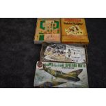 A Airfix 1:24 scale plastic kit, Supermarine Spitfire MK 1a, appears unmade, in original box along