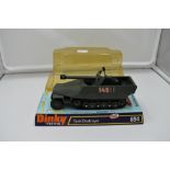 A Dinky diecast, Tank Destroyer, in original card and bubble display box 694