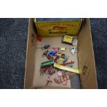 A Matchbox Moko Lesney Accessory pack No 4 in original box, a Matchbox Garage empty box, a Lesney