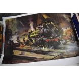 Three Prints after Terence Cuneo, Ready To Roll 479/850, Night King and Great Marquess, all