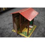 A vintage wooden Sindy Horse Stable
