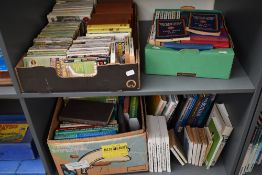 Two shelves of 1950's and later Cricket Related Volumes including Yorkshire County Cricket Club