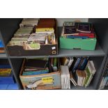 Two shelves of 1950's and later Cricket Related Volumes including Yorkshire County Cricket Club