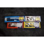 Four Corgi Limited Edition diecasts, MAN Tankwagen Aral 76201, Cyril Knowles 75901, Blue Circle