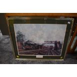A limited edition framed print after Peter Owen Jones, Scots Guardsman, 22/850, signed and dated 84