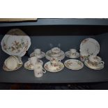 A Part Copeland Spode 'Thelma' tea and coffee service, including coffee cans, tea cups and