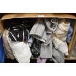 A selection of mixed ladies clothing including jacket jumper and skirts small to medium sizes