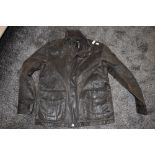 a modern mens barber style jacket by fat face