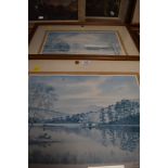 Two limited edition prints after George H Griffiths, both signed one entitled Reflections 12/320 the